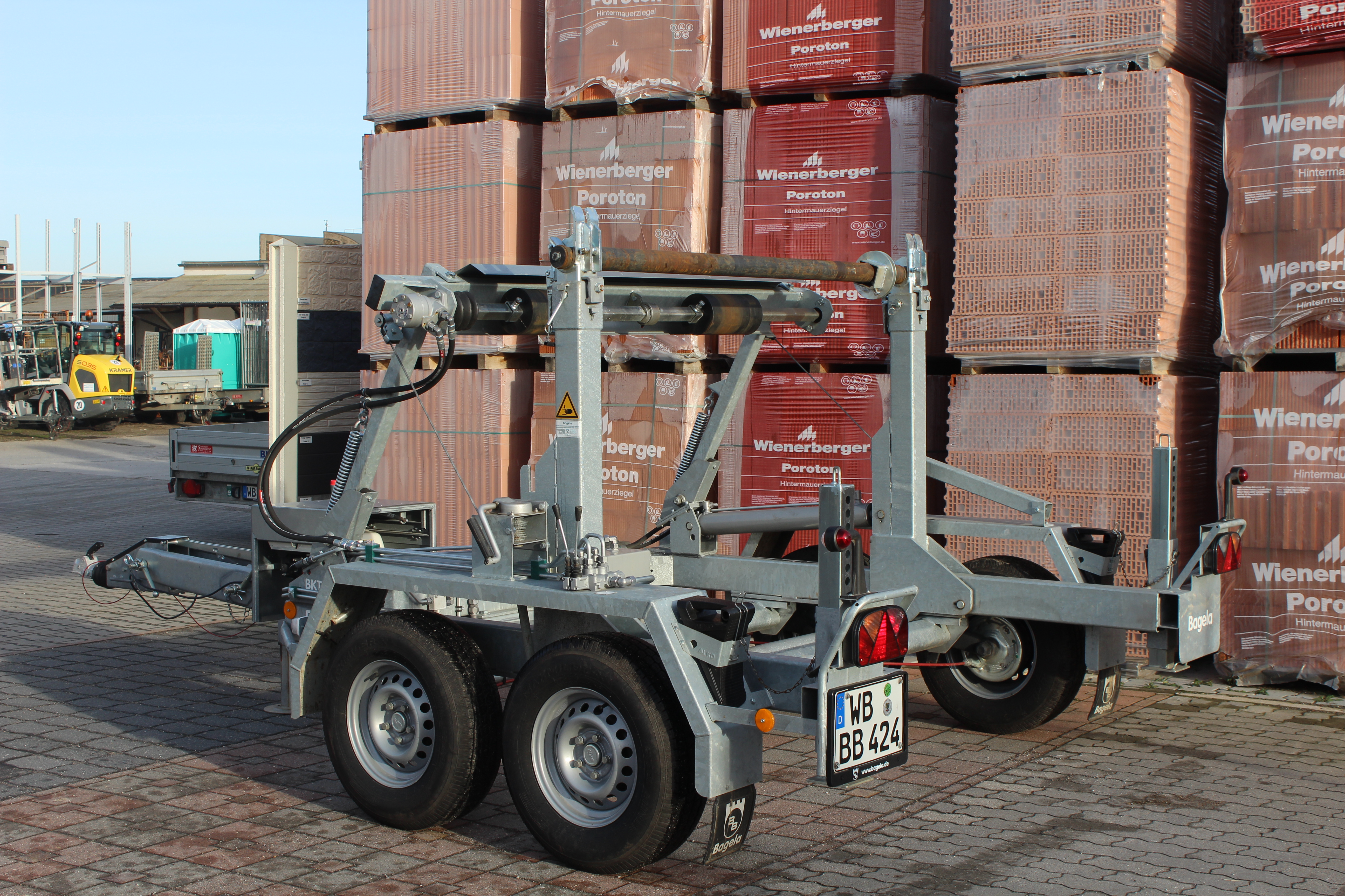 Kabeltrommeltransportwagen Bagela BKT 127 