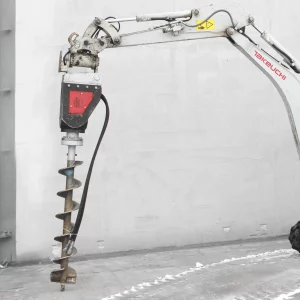 Black Splitter mit Erdlochbohrer